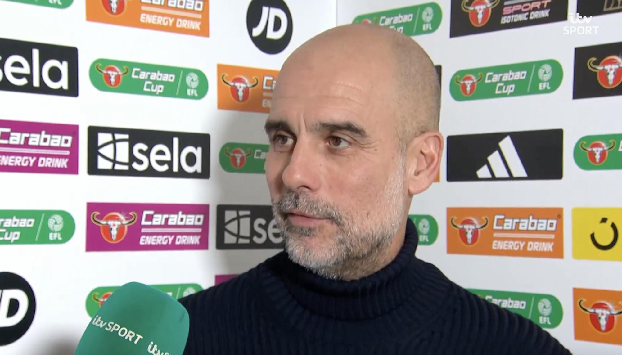 世俱杯赔率-对英联杯有特殊感情吗？瓜帅：还可以，奖杯两年后就被遗忘了